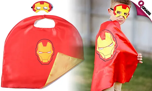 Superhero Cape with Eye Mask for Kids!